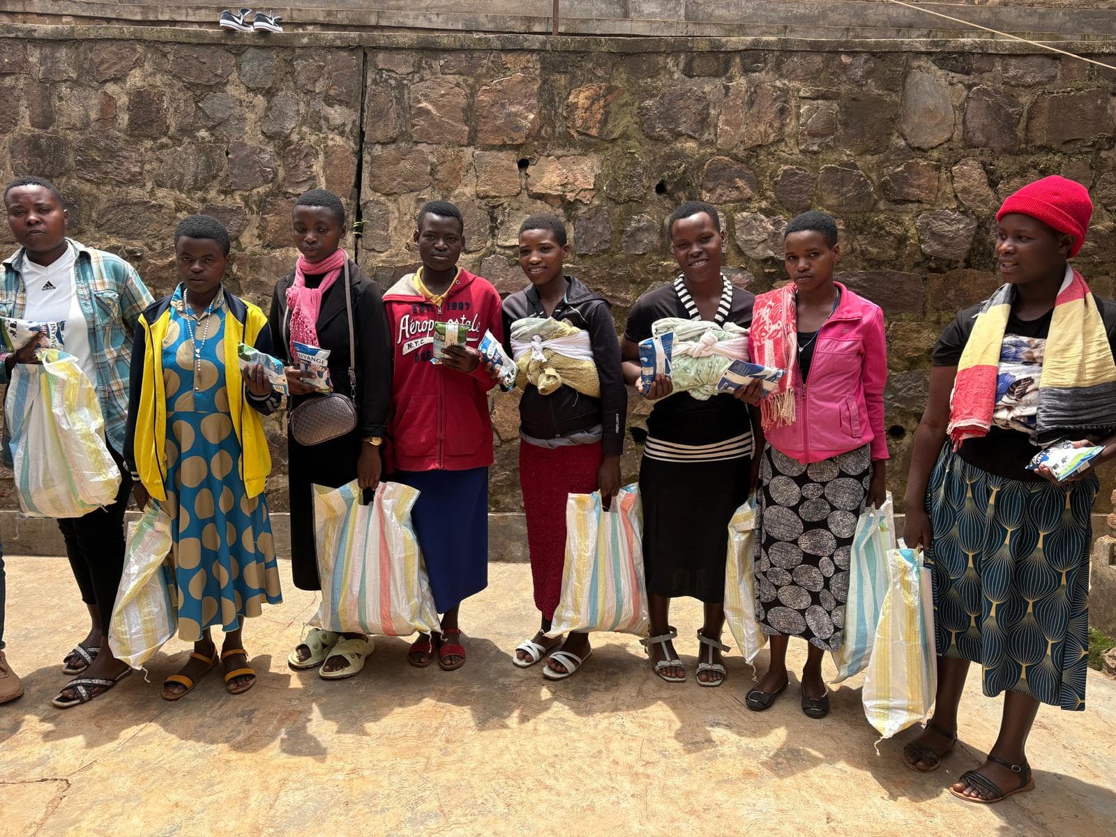 Single mothers community group meeting and solidarity network in Rwanda